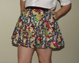 Wonder Woman Skirt with POCKETS - Custom Size