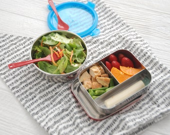 Bento Bag, Music Notes Print