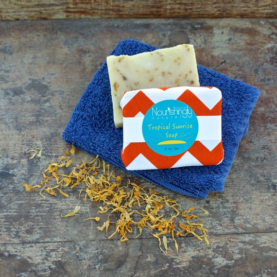 Essential Oil Gift Set Citrus Soap and Lotion Organic