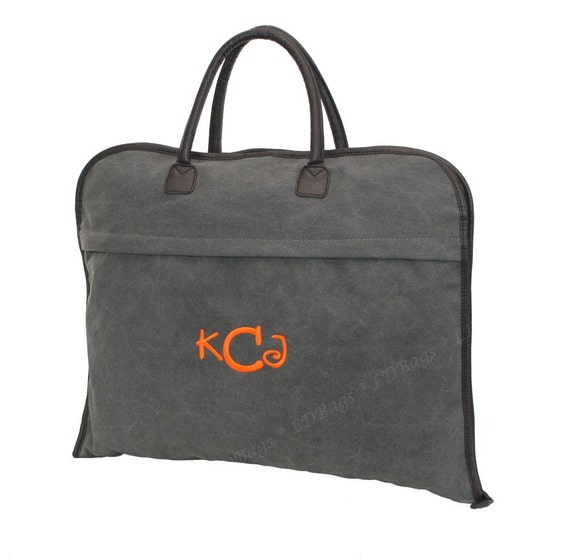 Monogrammed Garment Bag Men's Literacy Basics