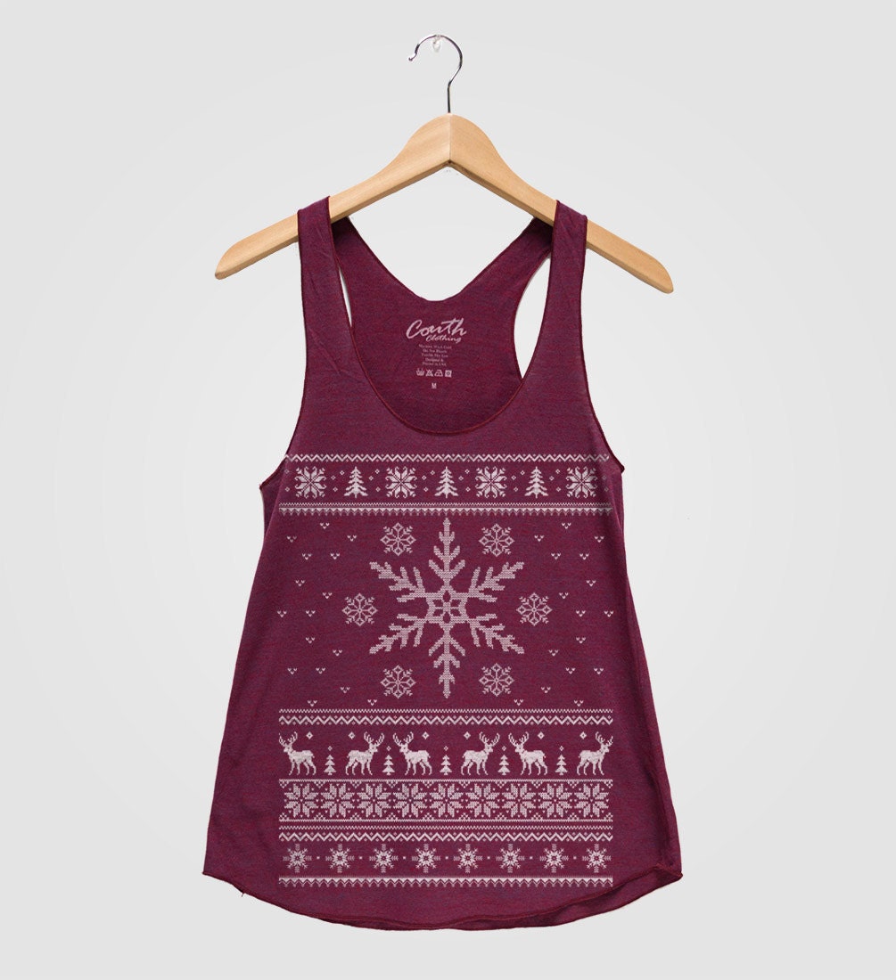 Womens Christmas Tank Top 