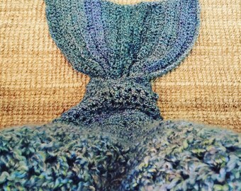For 2017: Mermaid Blanket Adult Size in Blue As shown