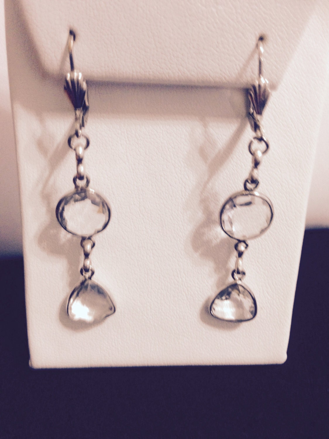 Crystal Earrings Natural Crystal Earrings Dangle Earrings 2