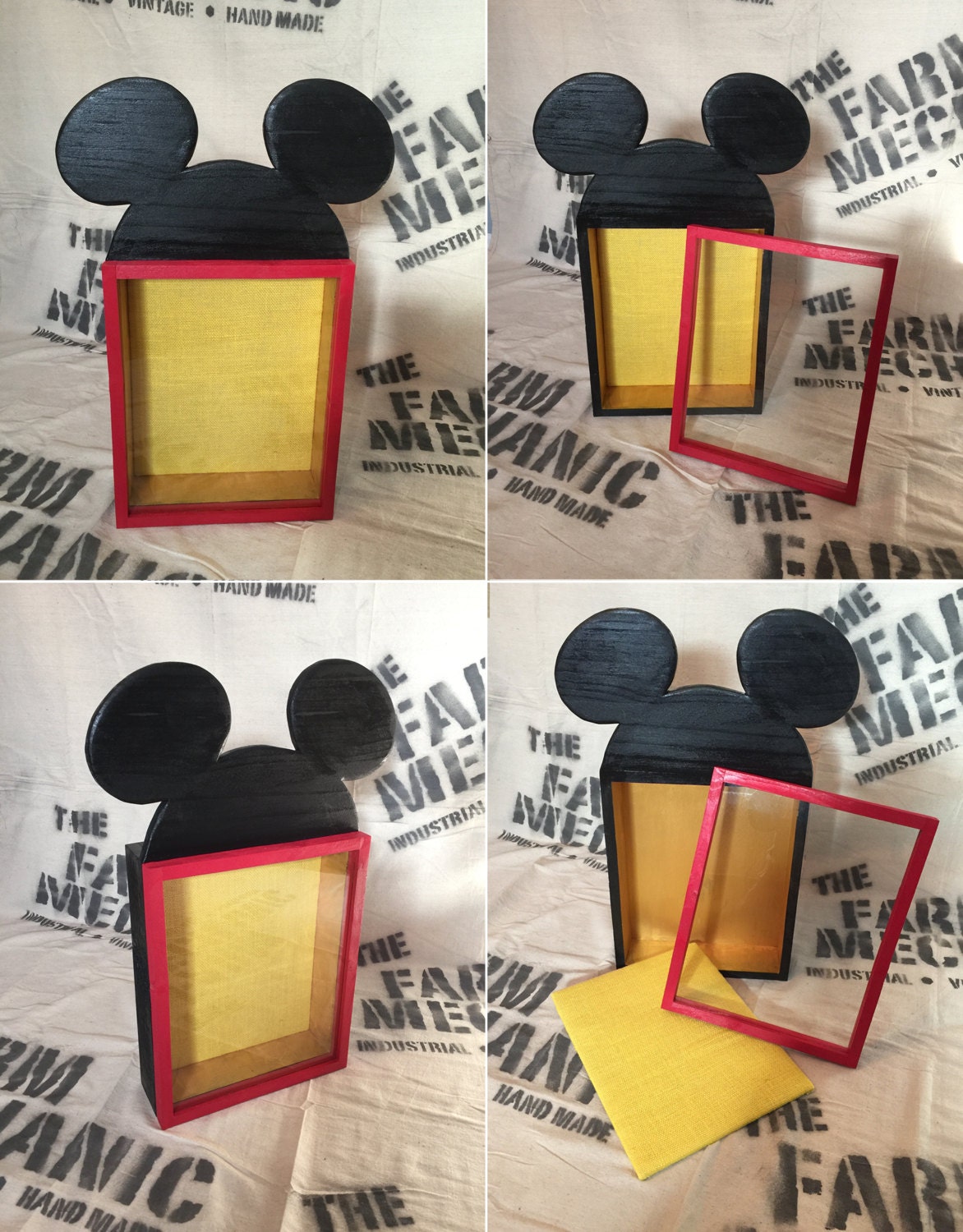 Mickey Mouse Inspired Shadow Box Frame 11x14 DEEP Shadow Box