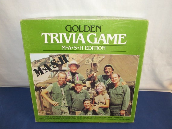 MASH TRIVIA GAME 1984 by Golden by OurLeftovers on Etsy