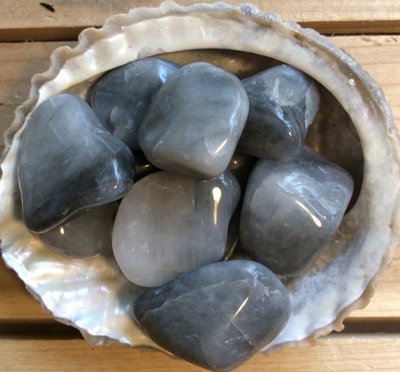 Beautiful Natural Grey Cat's EyeStone of Protectiona and