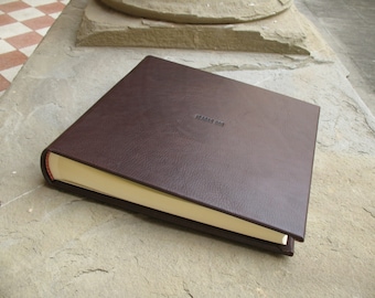 wedding leather photo album 30x30cm made in italy