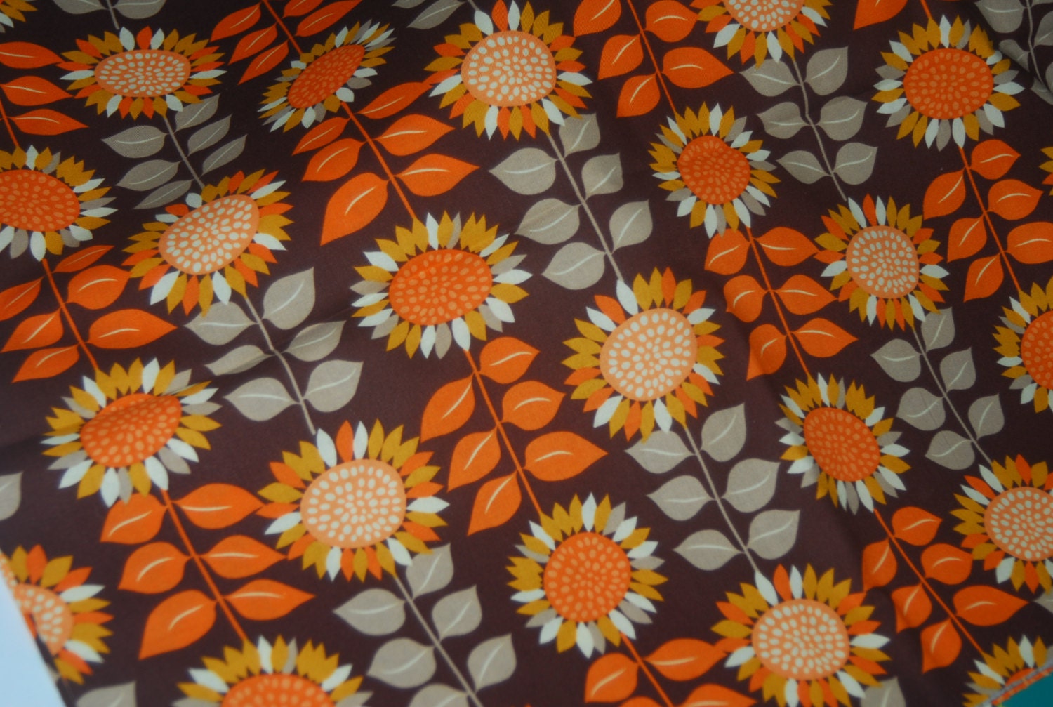 SALE 20 ALL FABRIC 5 Dollar A Yard Fabric Happy Sunflowers in a Row by