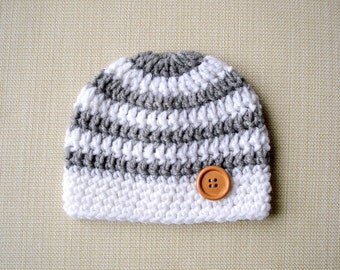 Newborn beanie Crochet newborn hat for Boy Newborn photo prop Crochet baby boy hat Newborn boy beanie Newborn baby boy hat Infant outfit