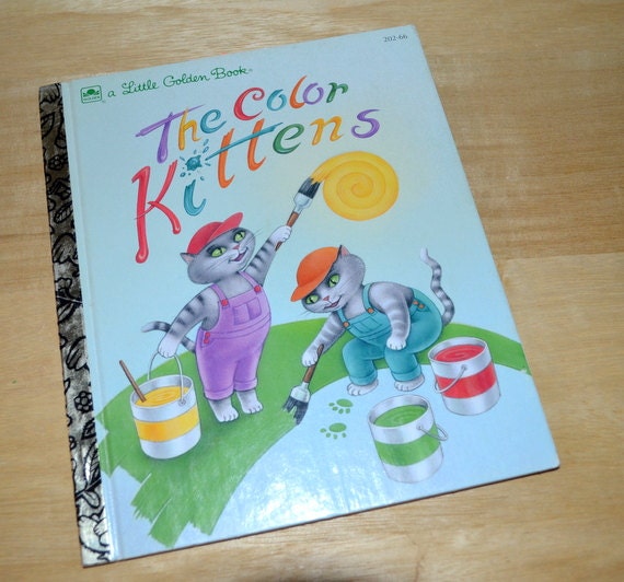 Vintage Little Golden Book The Color Kittens