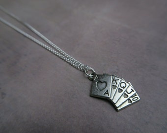 Joker Card Necklace / Joker Necklace / Card Necklace / Mr J Necklace / Puddin Necklace / DC Villain Necklace / Comic Necklace