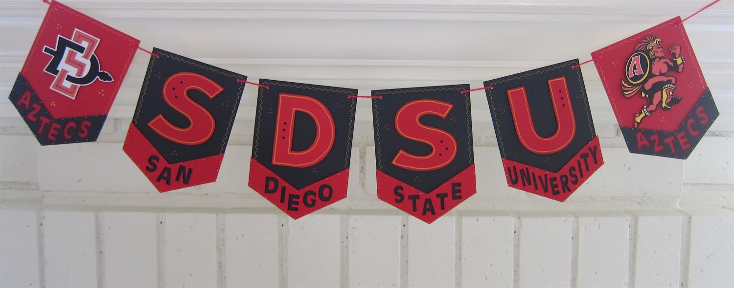 SDSU San Diego State University Banner