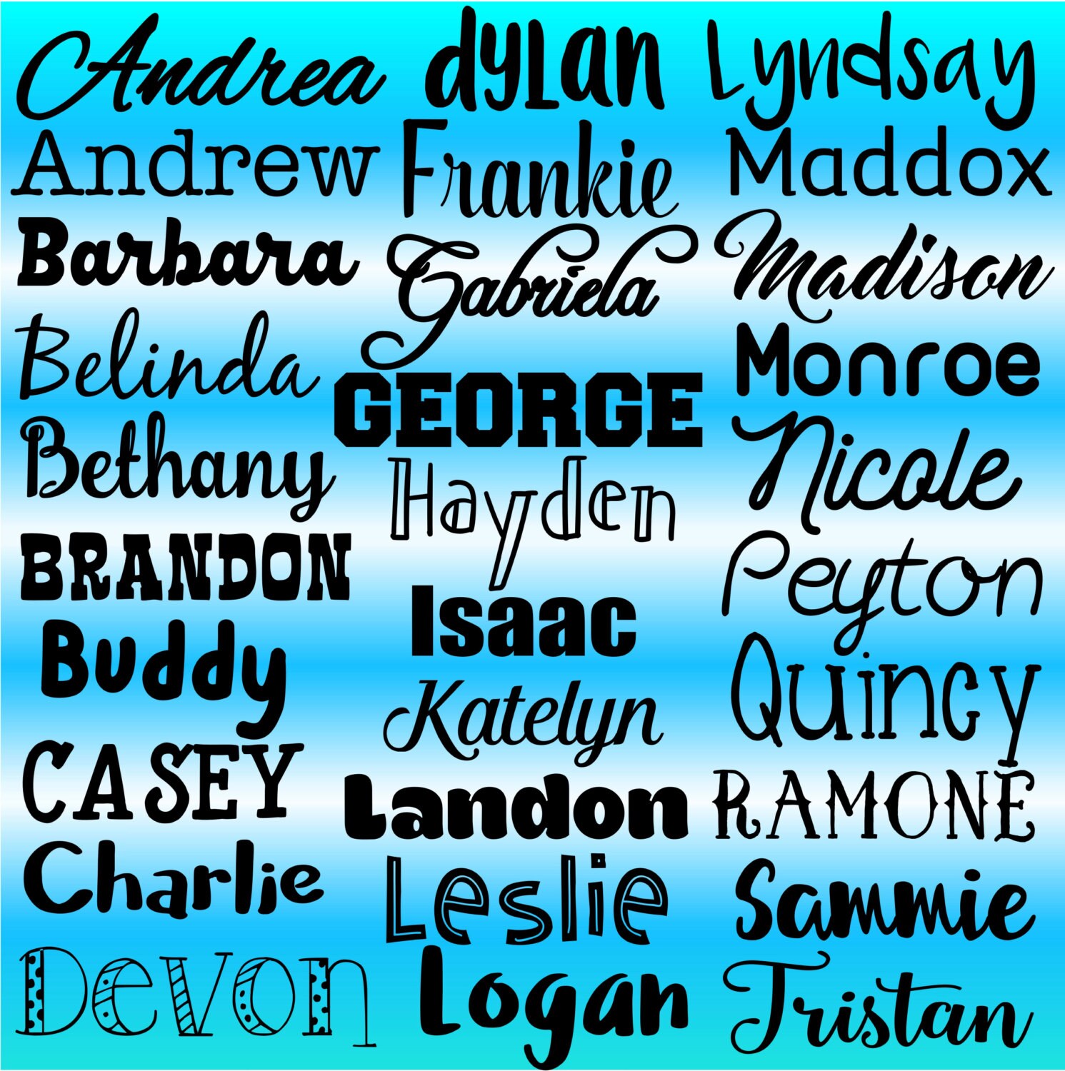vinyl name decals single word vinyl decals permanent vinyl