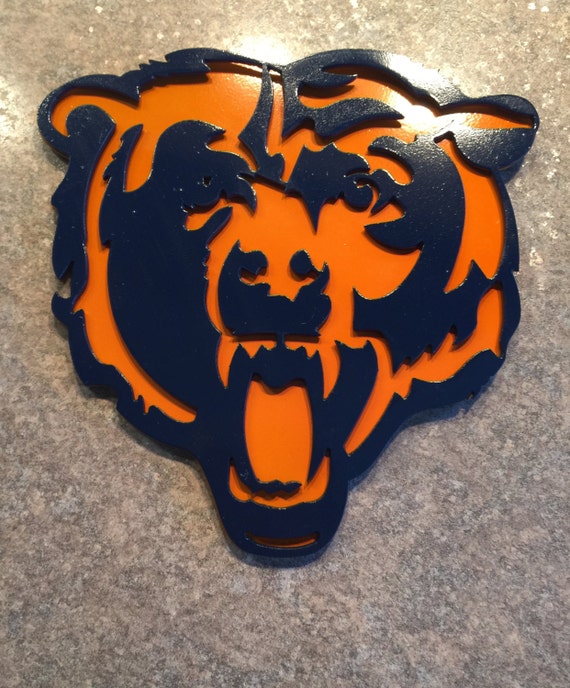 Chicago Bears Wall Art items similar to chicago bears metal art wall decor sign mancanve Chicago Bears Wall Art items similar to chicago bears metal art wall decor sign mancanve