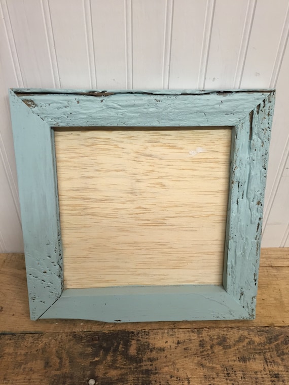 Painted barnwood picture frames 11x11 by TheSouthFields on Etsy