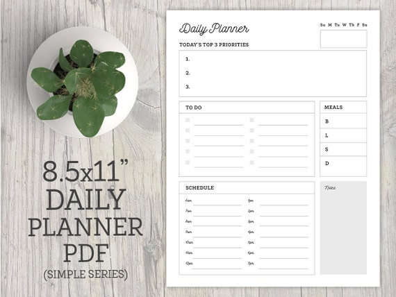 daily planner pdf