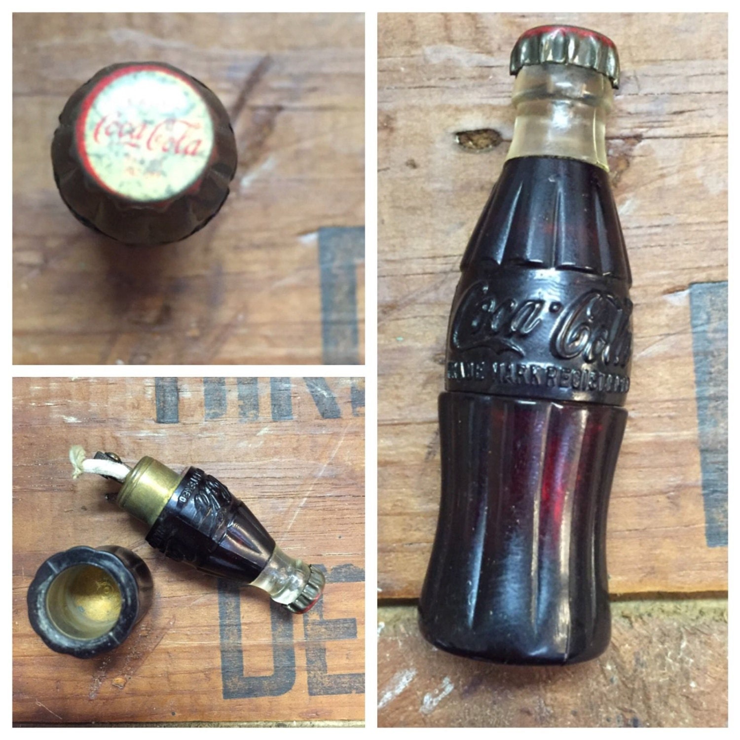 Coca Cola Bottle Lighter Coke Collectible Mint by WarrenExchange