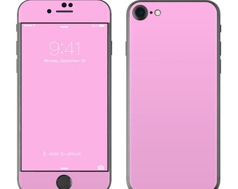 Solid Pink - iPhone 7/7 Plus Skin - Sticker Decal