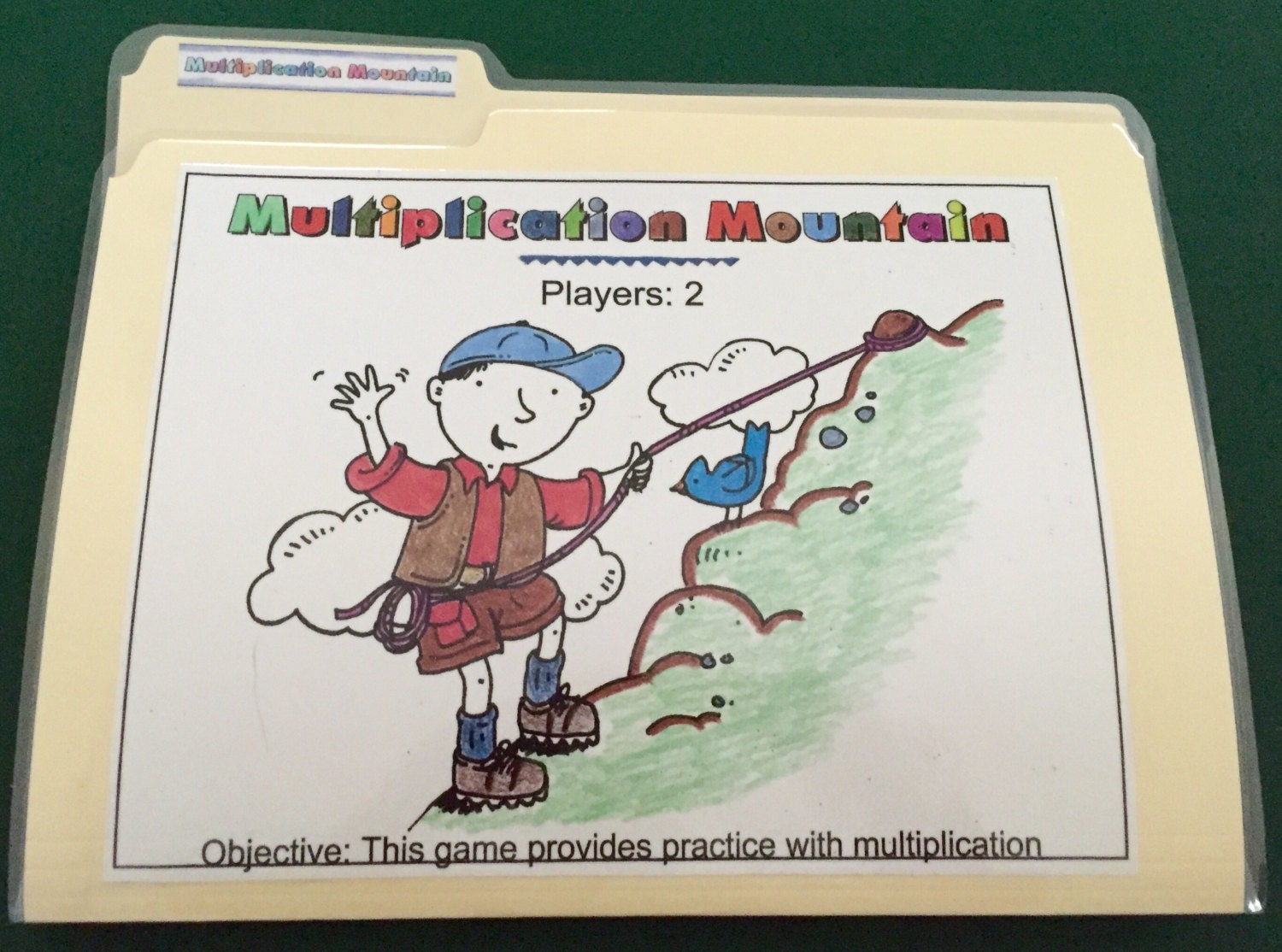 table mountain multiplication game