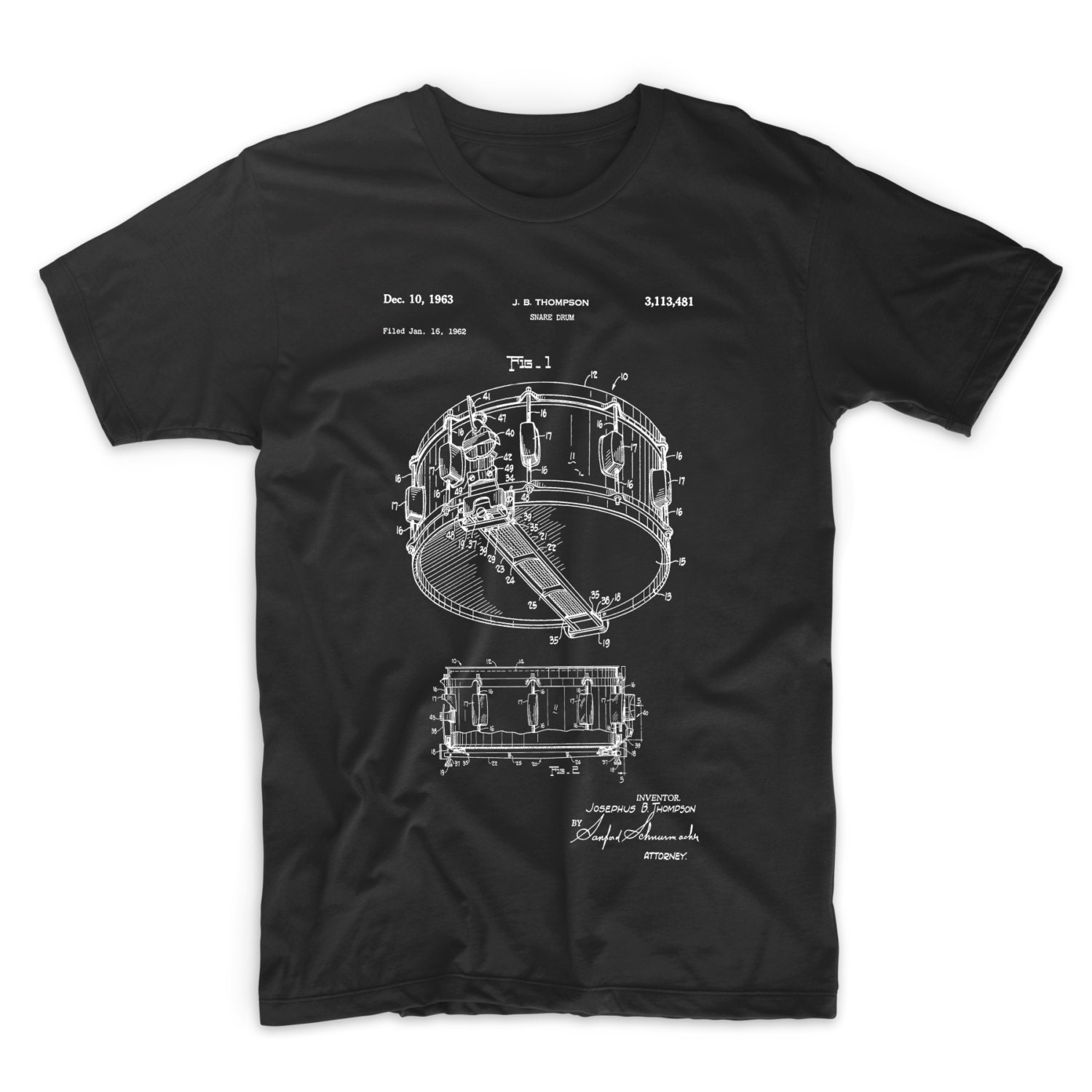 snare drum t shirt