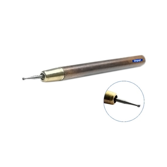Wire Rounder 1.8mm Cup Bur Hardwood Handle Jewelry Wire End