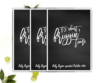 Funny Pregnancy Announcement Cards // Pregnancy Humor Printable // Adoption announcement // Long Wait Printable Pregnancy Announcement