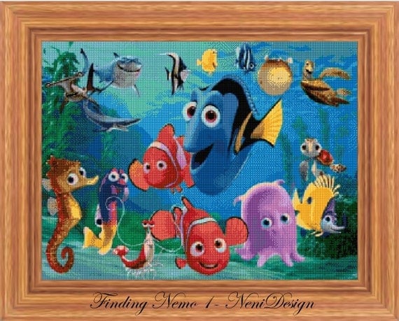 Finding Nemo 1 - cross stitch pattern - PDF pattern - instant download!