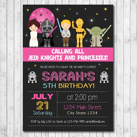 Star Wars Birthday Invitation Ideas 5