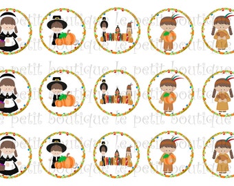 Pilgrim and Indians Thanksgiving