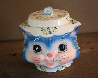 Vintage Lefton Miss Priss Cookie Jar