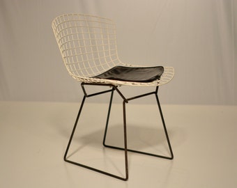 Koll Bertoia Side Chair with Black Pad