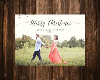 Items similar to Custom Photo Christmas Card on Etsy