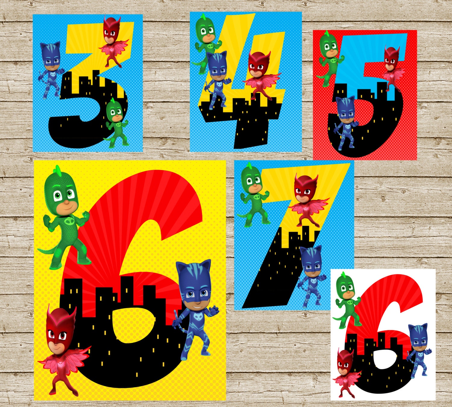 Download Pj Masks Birthday Sign Free Birthday Sign Included