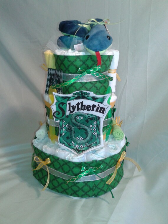 Slytherin House Diaper Cake