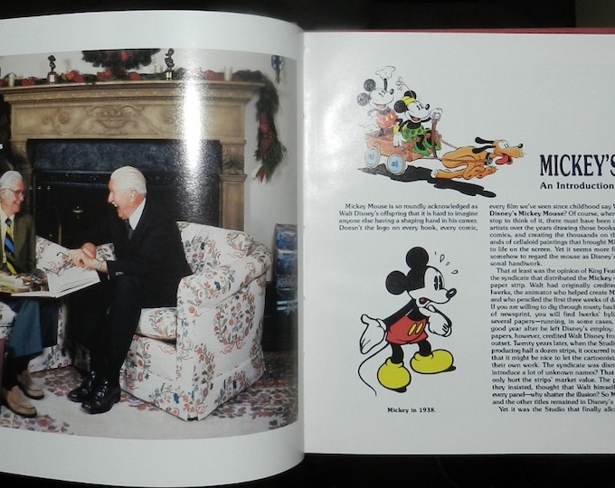 WALT DISNEY'S Mickey Mouse In Color Book, The Art of Floyd Gottfredson and Carl Barks 1988 First Edition