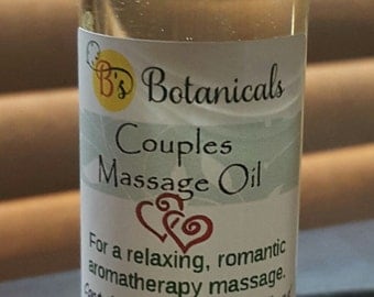 Couples Massage Oil. Exotic, romantic massage with essential oils. Add another dimension to your shared massage experience!