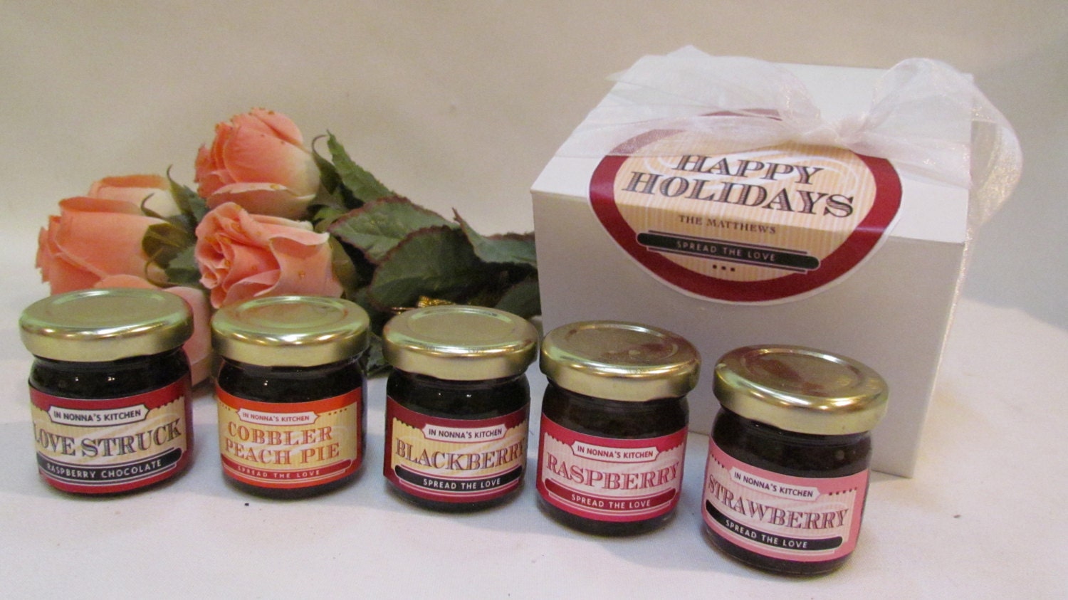 Personalized Jam Gift Set Sunday Brunch by InNonnasKitchen
