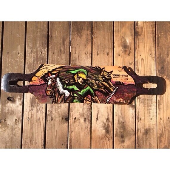 Custom zelda longboard or skateboard you choose the shape
