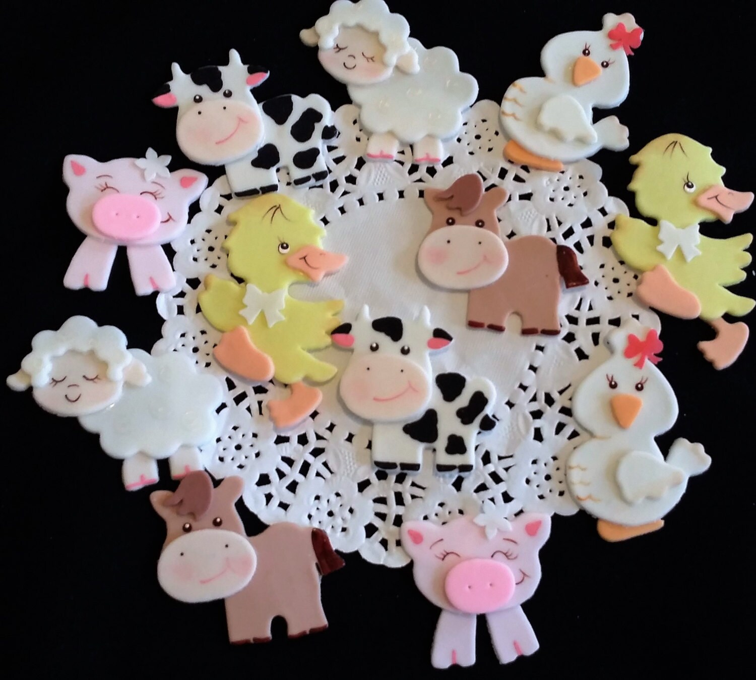 Farm Birthday Cake Topper Farm Birthday Barnyard Birthday