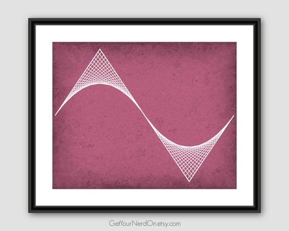 Science as Art Parabolic Curve Available as 8x10 11x14 or