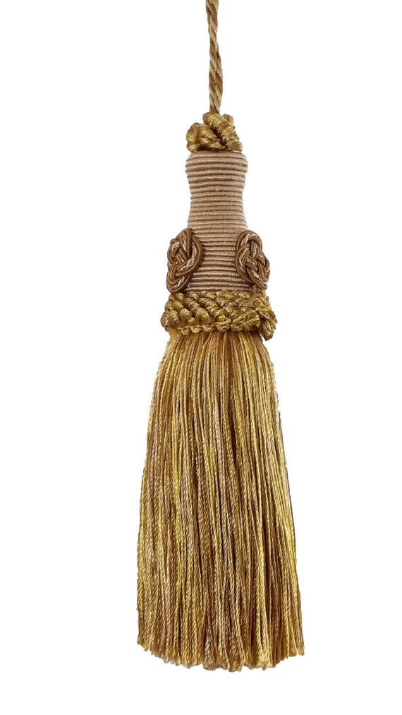Decorative 7 Key Tassel / Gold Multi / Baroque by DecoPro on Etsy