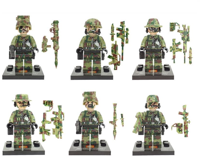 Lot of 6 figures Lego Falcon commandos Counter Strike