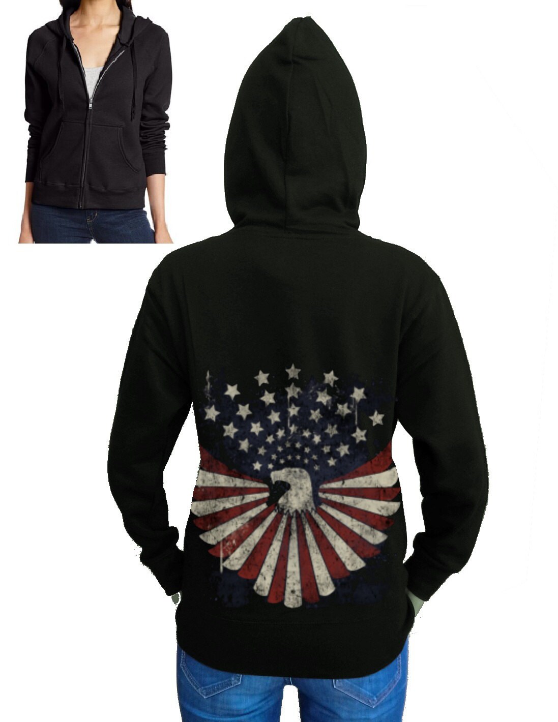 american eagle zipper hoodie