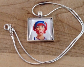 Collier court sur chaîne Atchoum et ses Microbes - bijoux mode fait main par Créations GEBO - Pour enfants et adultes