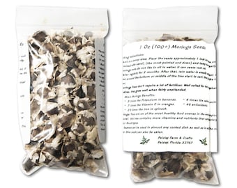 1 Oz (100+) Moringa Seeds - Paisley Farm & Crafts