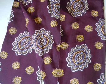 1940s Men's Rayon Scarf