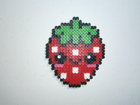 Cute Strawberry Perler