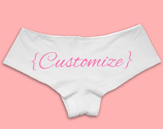 Custom Bridal Panties 12
