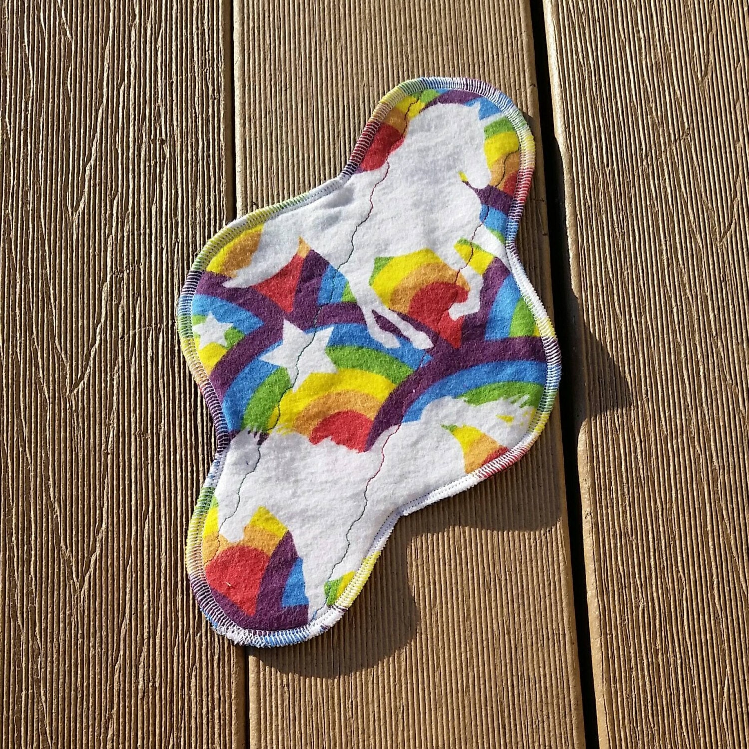 10 Flannel Topped Cloth Panty Liner With Wings