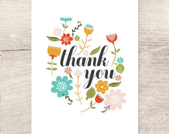 Thank You Card Yellow